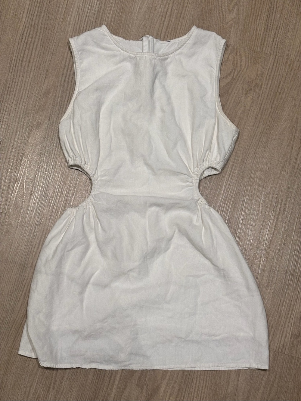 Princess Polly Cutout Sleeveless Mini Dress - White